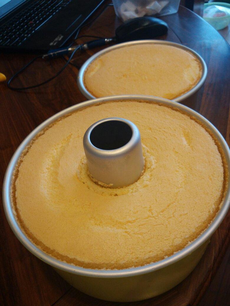 6寸原味戚风蛋糕