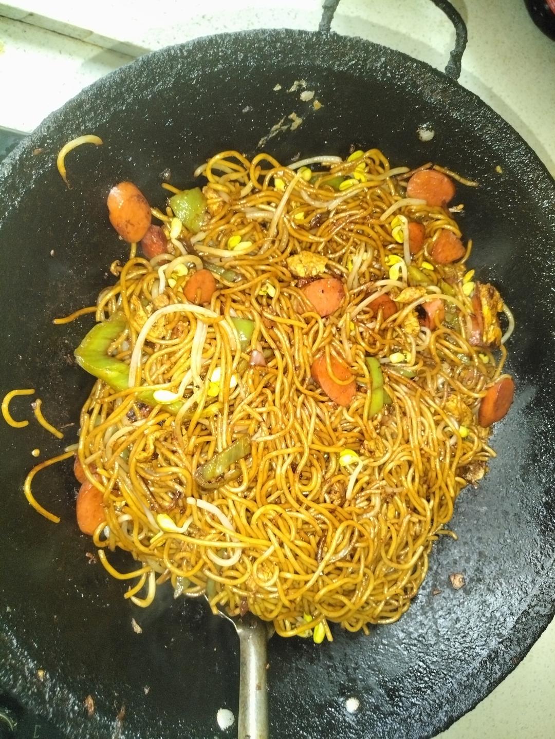 🍜最简单最好吃的家常炒面