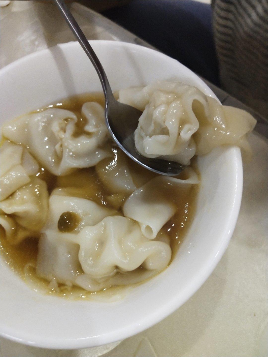 肉不柴的馄饨馅