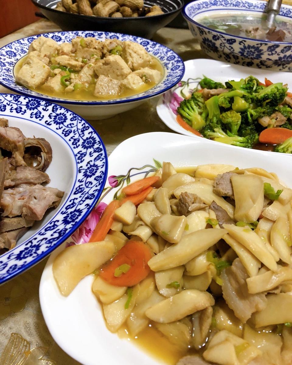 杏鲍菇炒肉片
