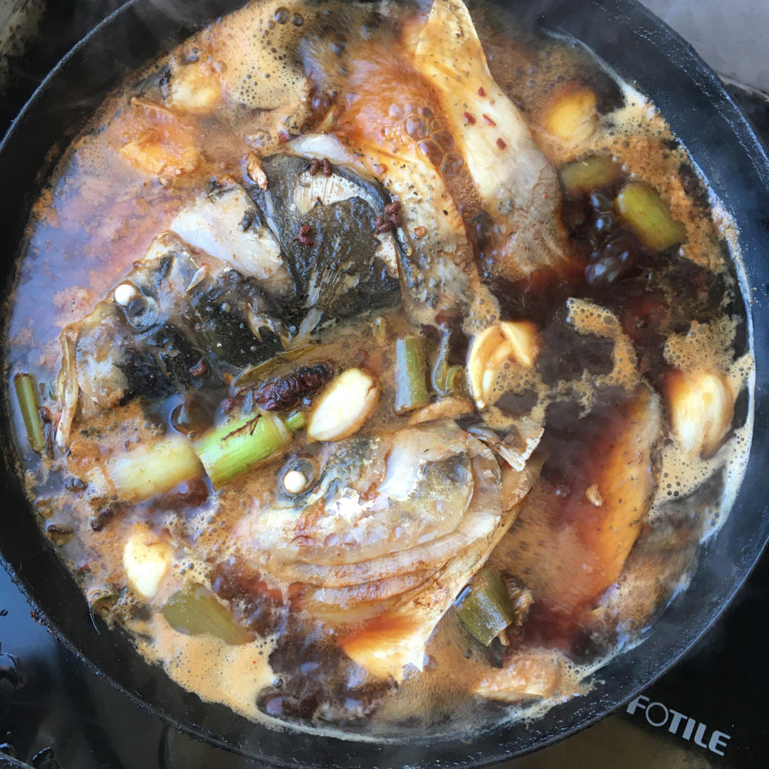 鱼头泡饼 炖鱼头（家庭版旺顺阁）