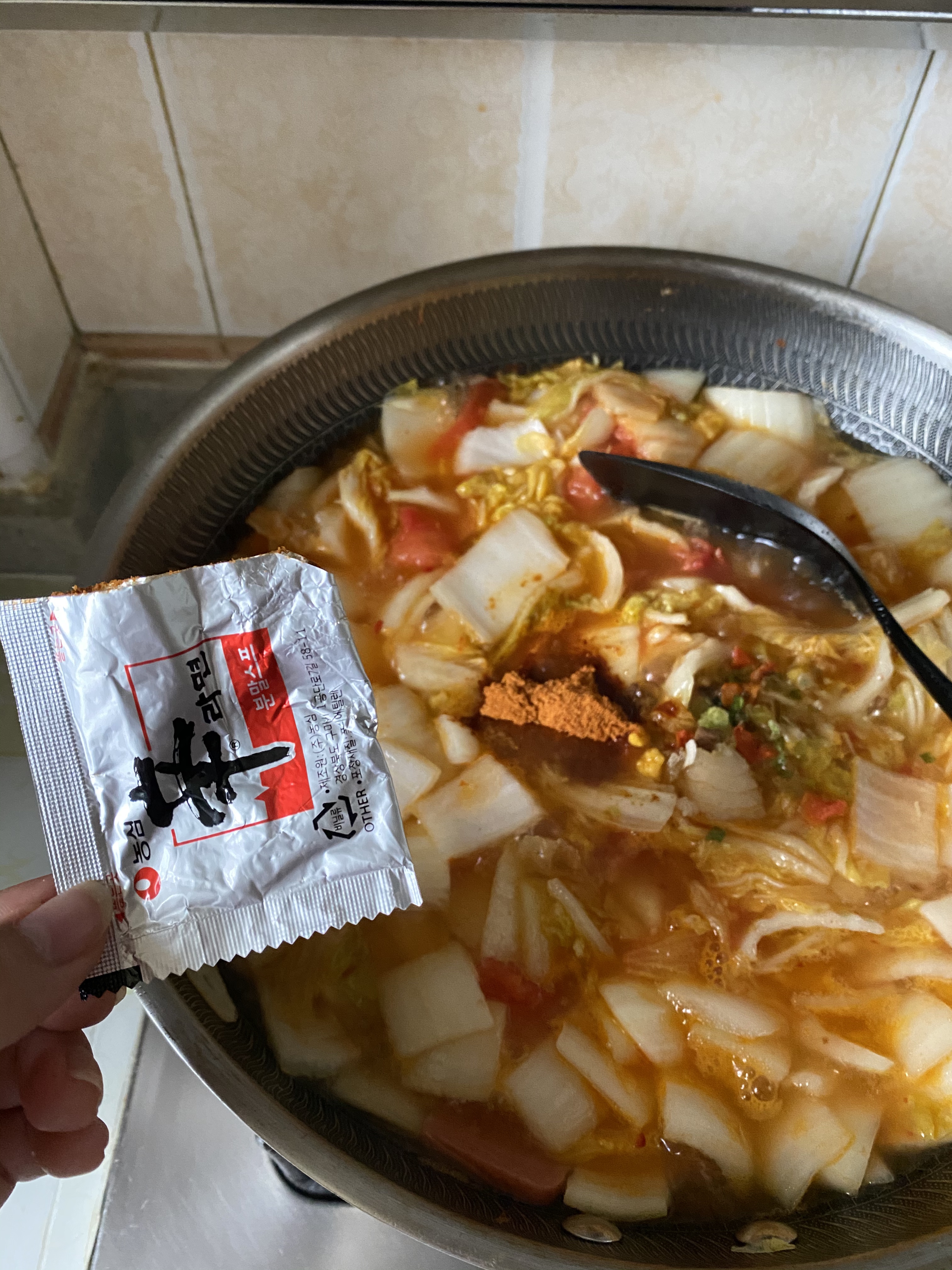 韩国年糕火锅超简单家庭版的做法 步骤10