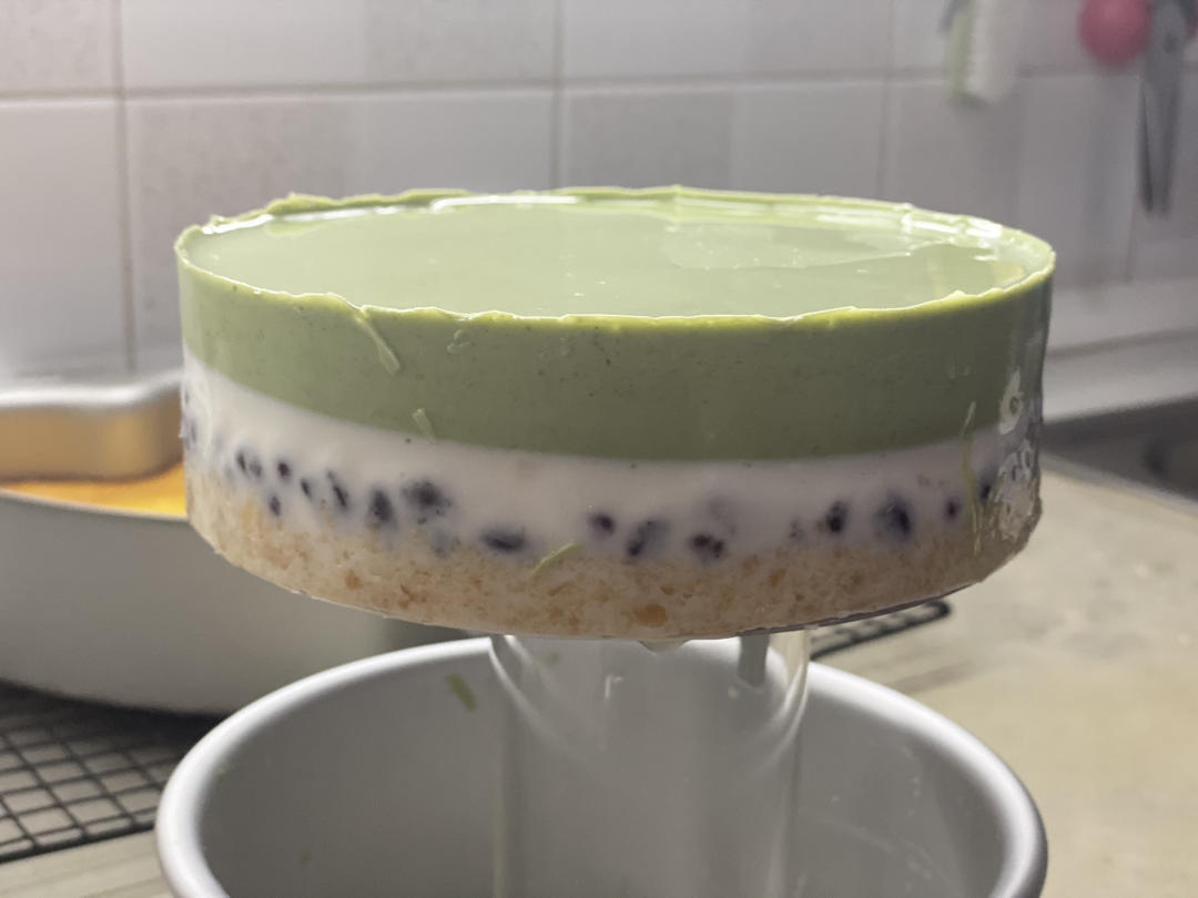 入口即化❗️好看又好吃的抹茶红豆奶糕