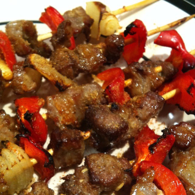 烤羊肉串