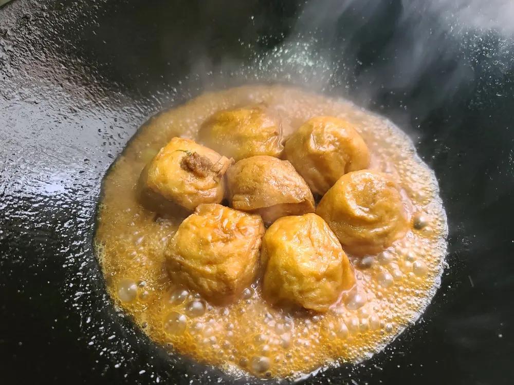 👩‍🍳江南油豆泡塞肉酿肉〈电饭锅〉