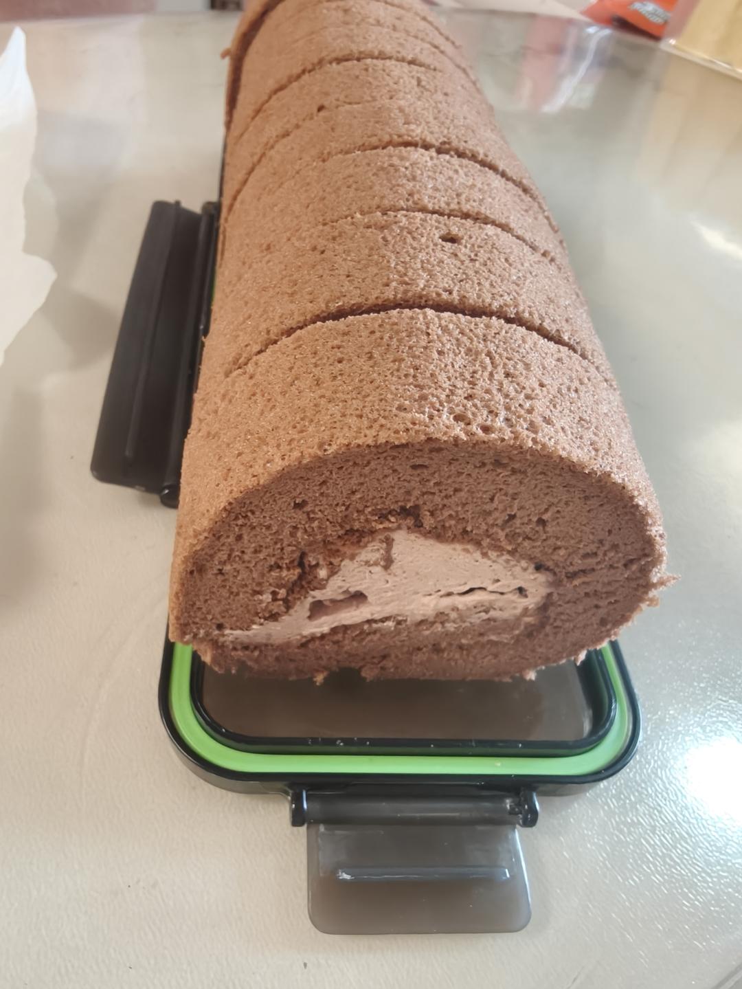 可可蛋糕卷(不消泡超浓郁巧克力口感)