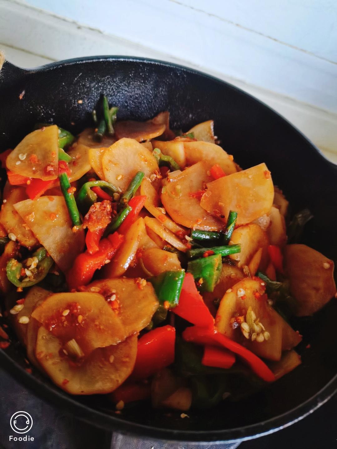 干锅土豆片