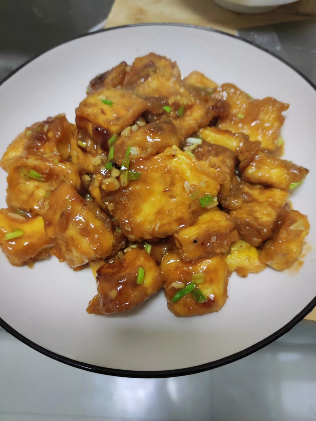 给肉都不换的糖醋豆腐‼️外脆里嫩，巨下饭‼️