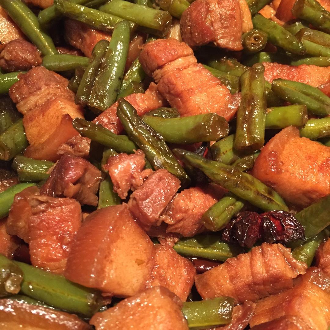 诚意碗做的红烧肉炖豆角