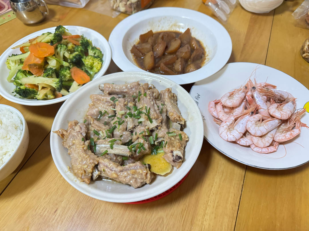 高压锅蒜蓉蒸排骨