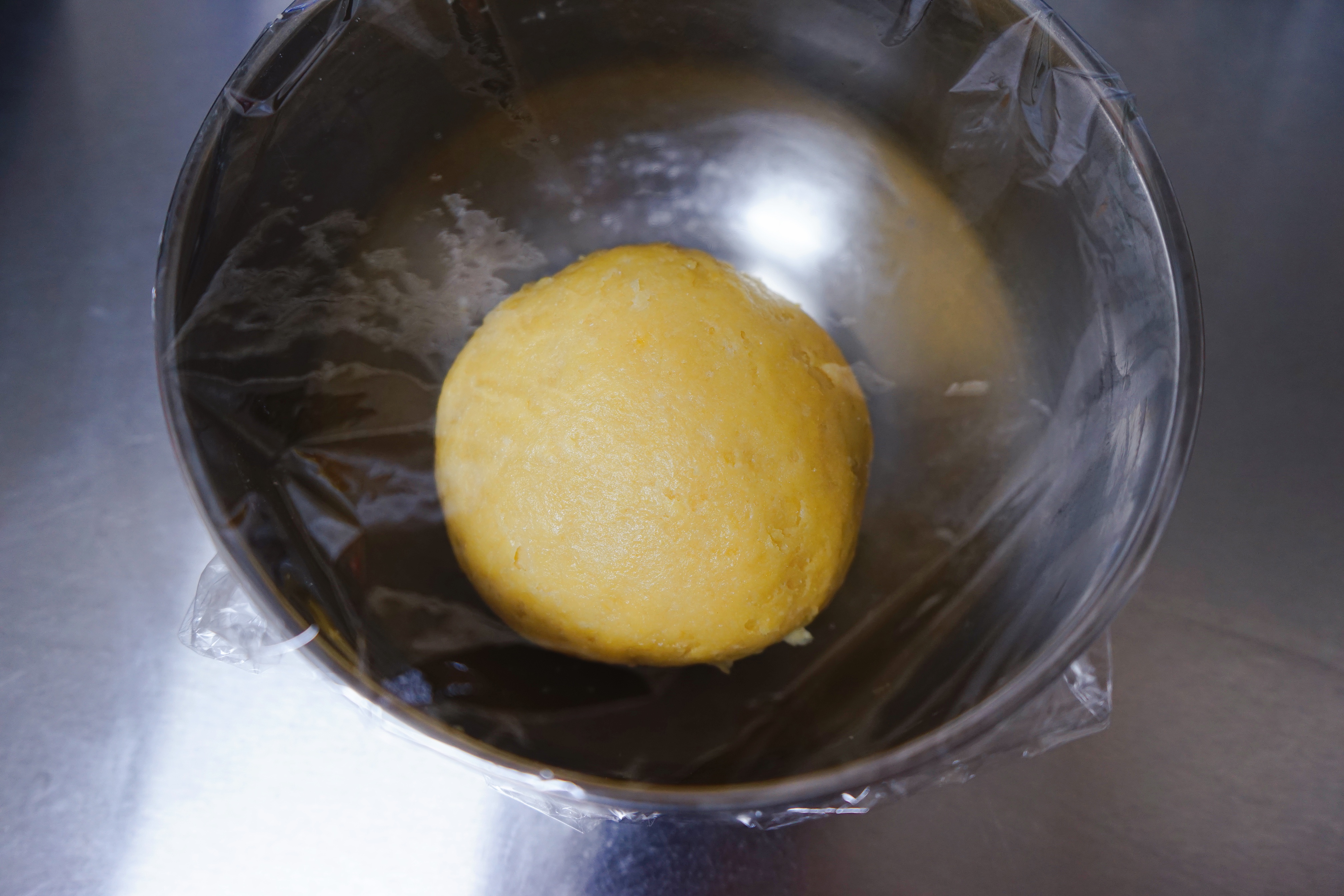 日式司康 酵母版 低糖 无泡打粉 免揉的做法 步骤3