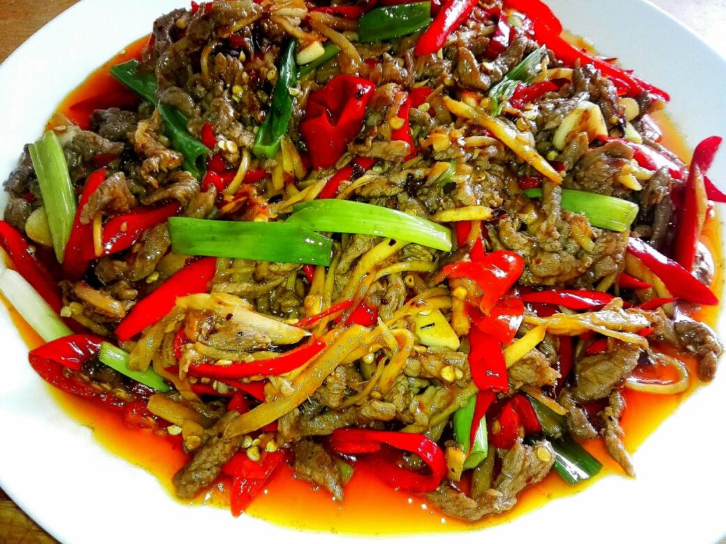 泡椒炒羊肉丝的做法