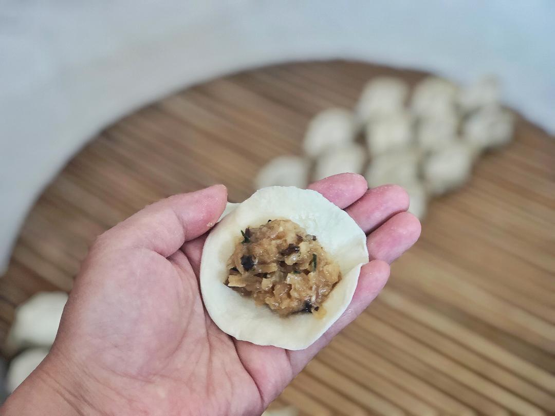 没有辛辣味的白萝卜水饺的做法 步骤14