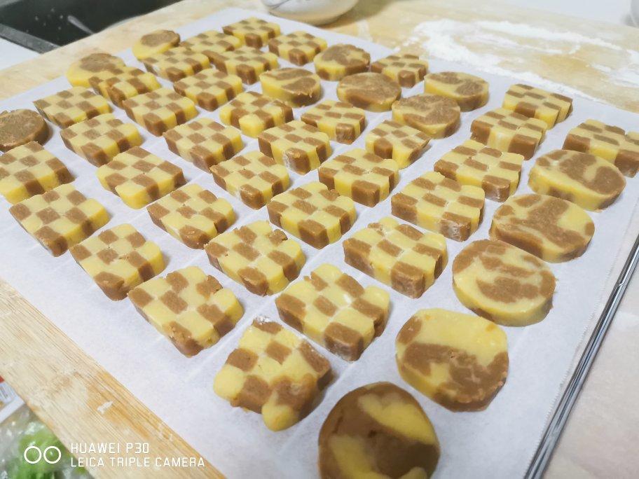 好烦，有没有简单漂亮的节日小饼干？ | 双色棋格饼干