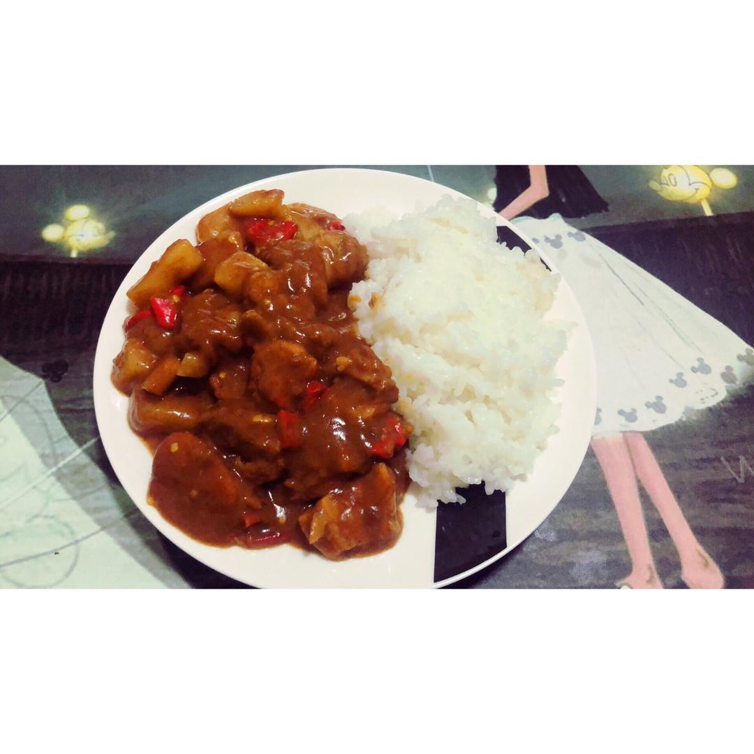 咖喱鸡腿