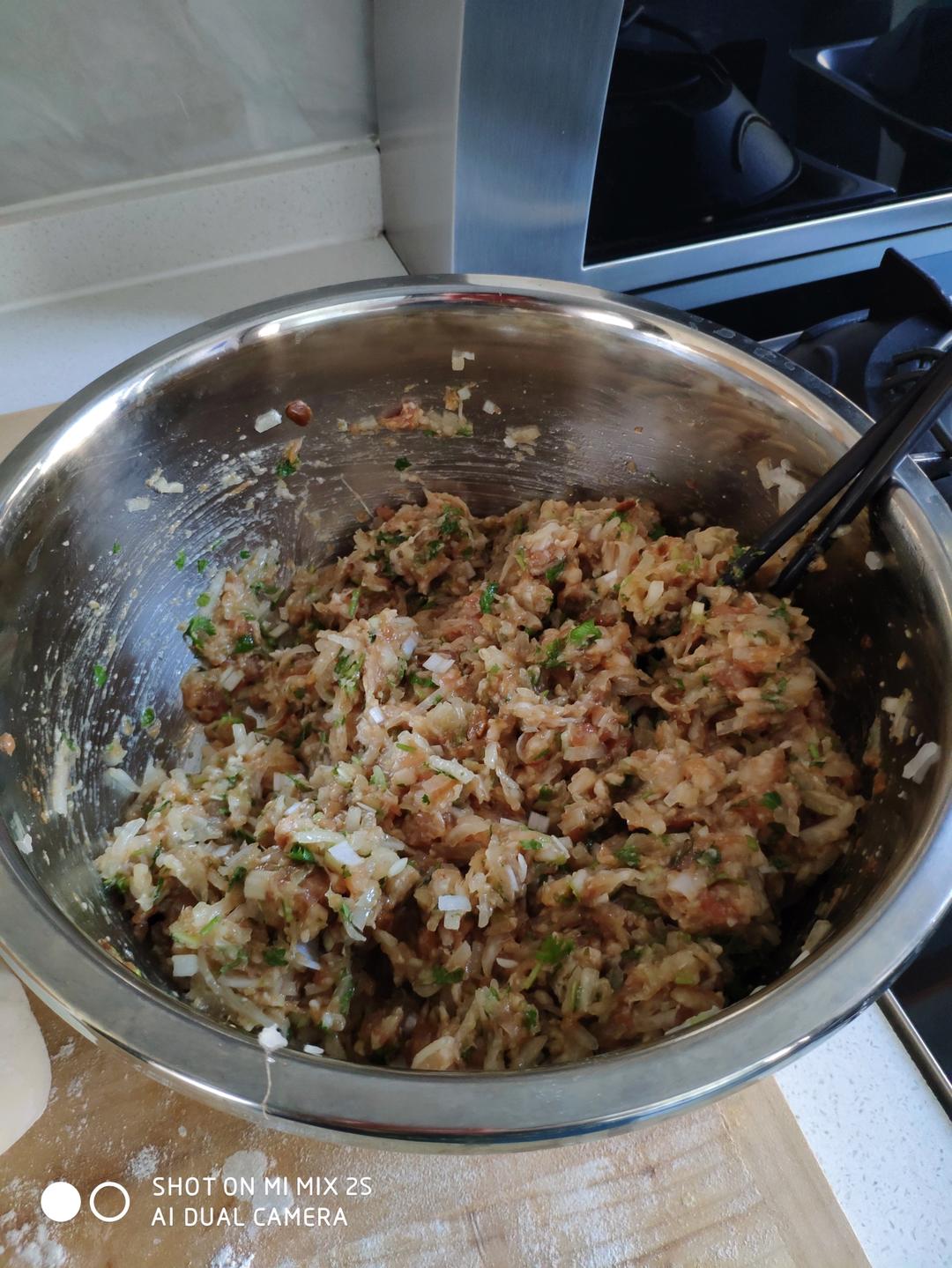 白萝卜鲜肉水饺