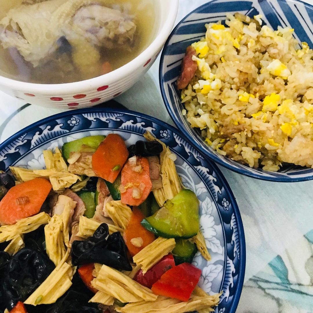 素炒腐竹