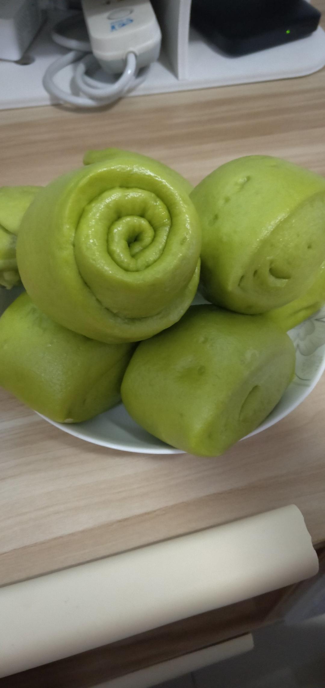 菠菜馒头