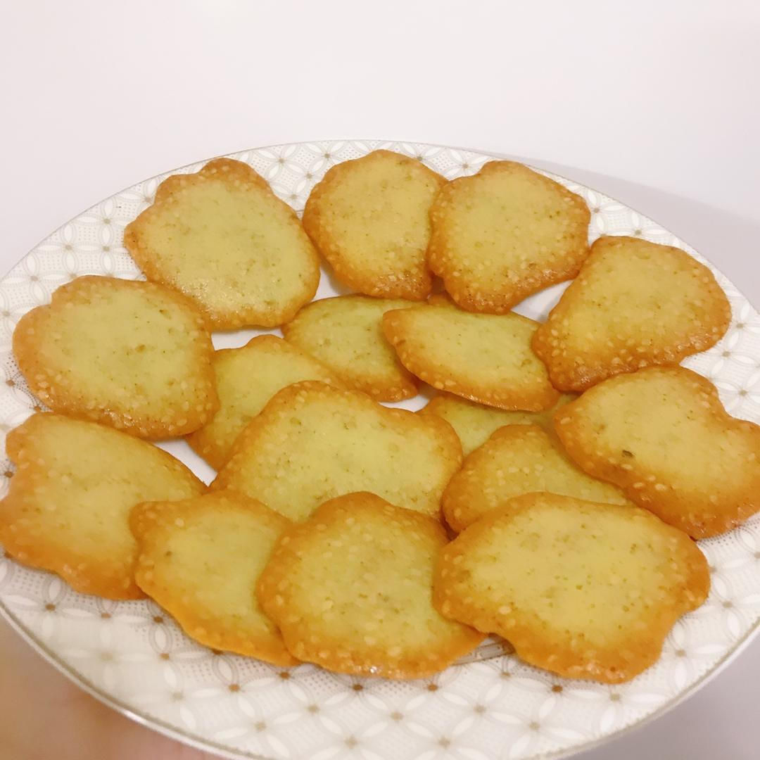 芝麻薄脆蛋白饼干