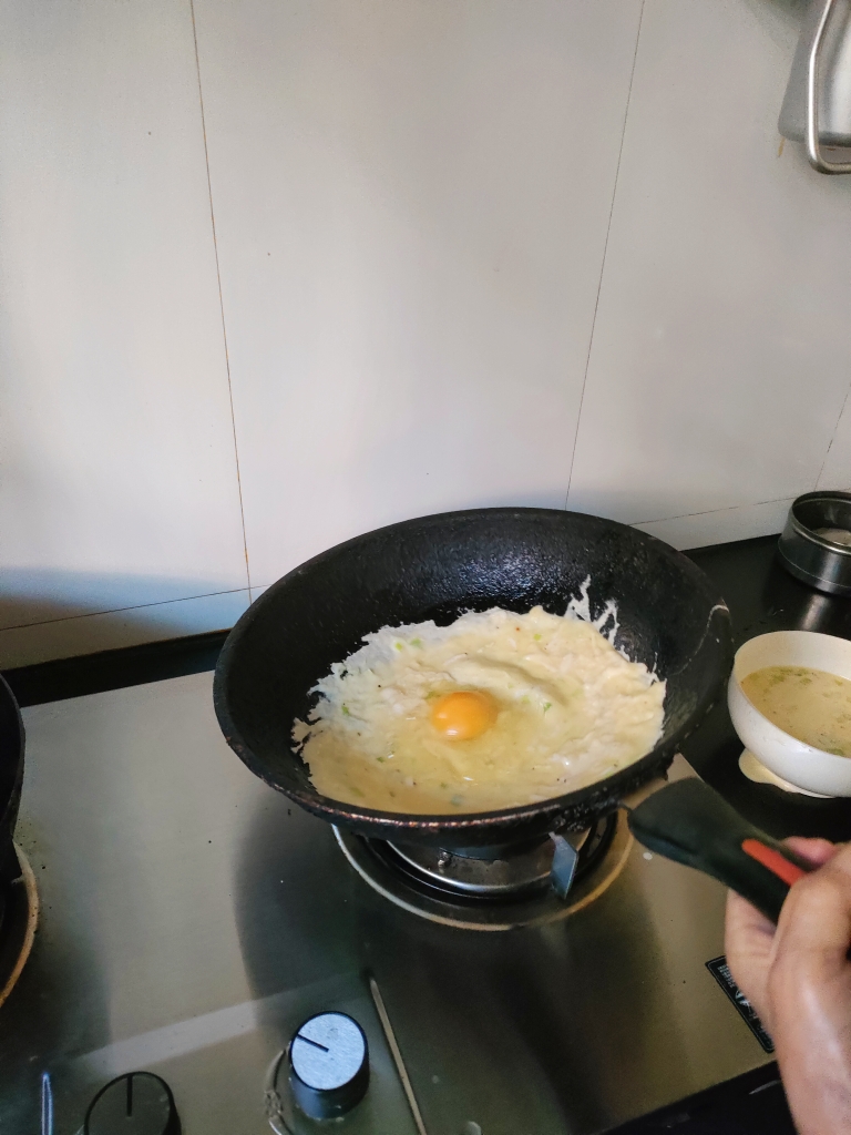 鸡蛋煎饼的做法 步骤9