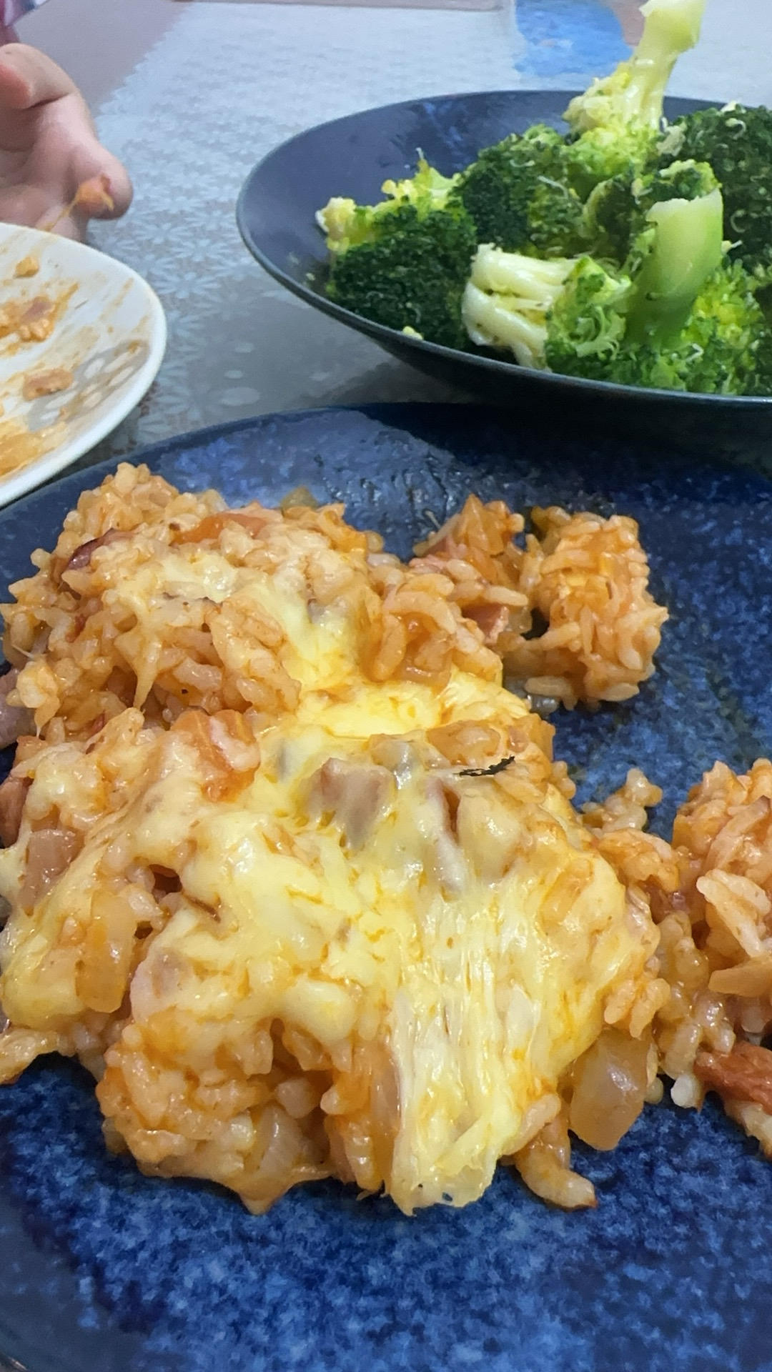 番茄芝士火腿焗饭（平底锅版）