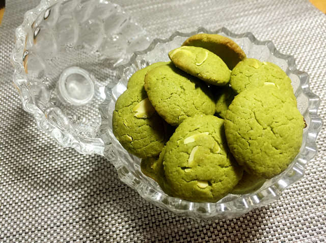 抹茶蜜豆曲奇