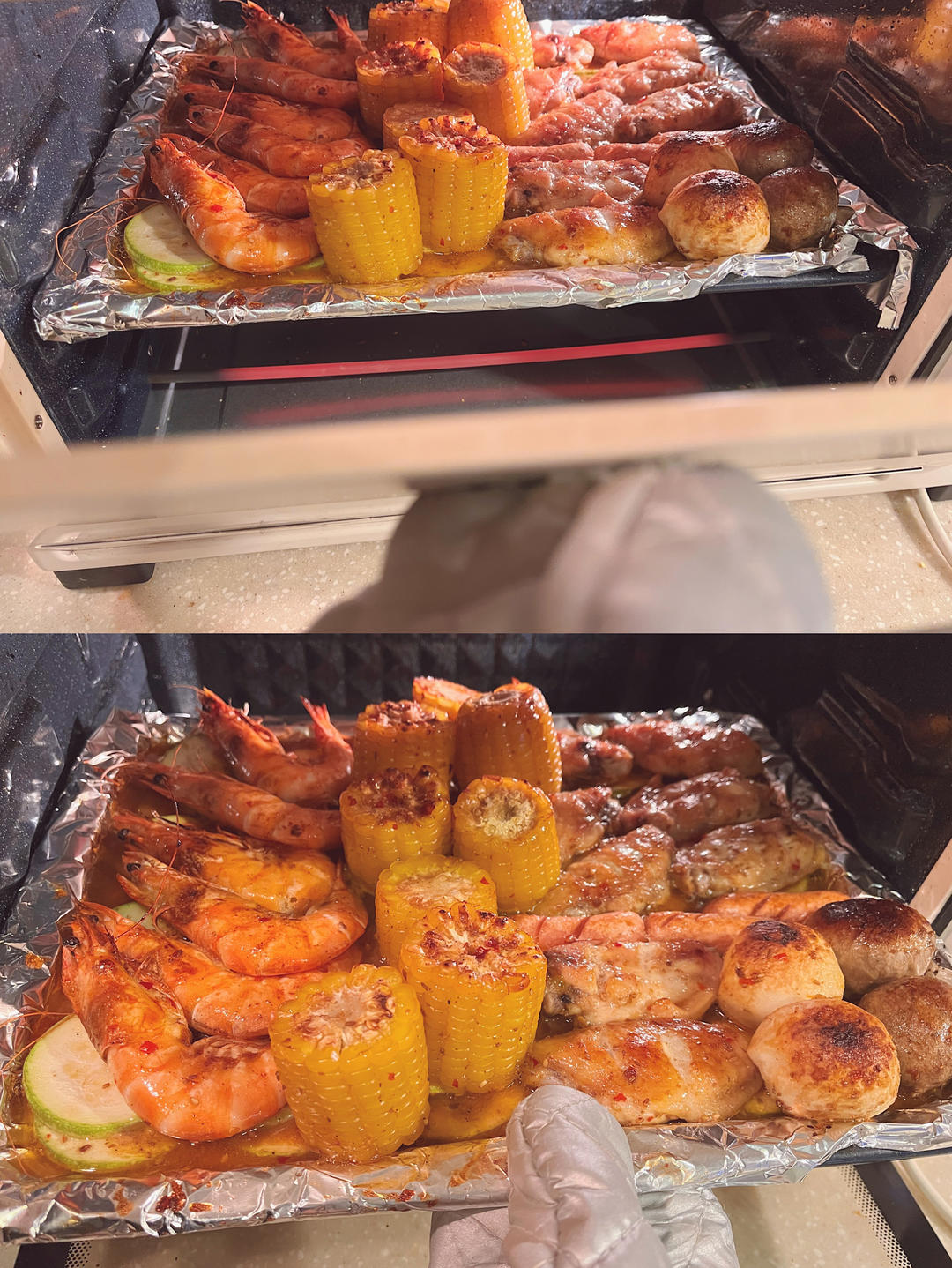 烤箱拼盘烧烤