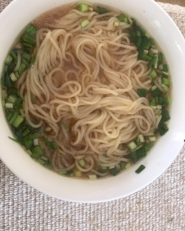 小葱麻油酱油面