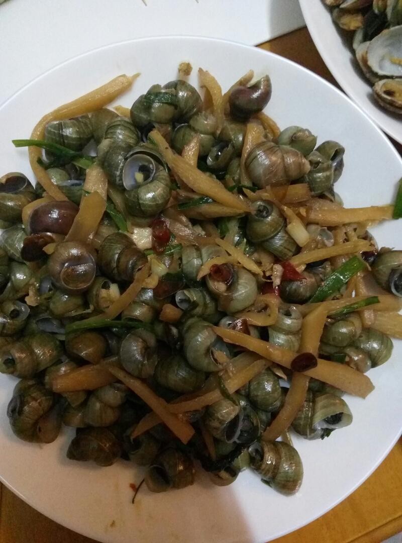 酸笋炒螺丝