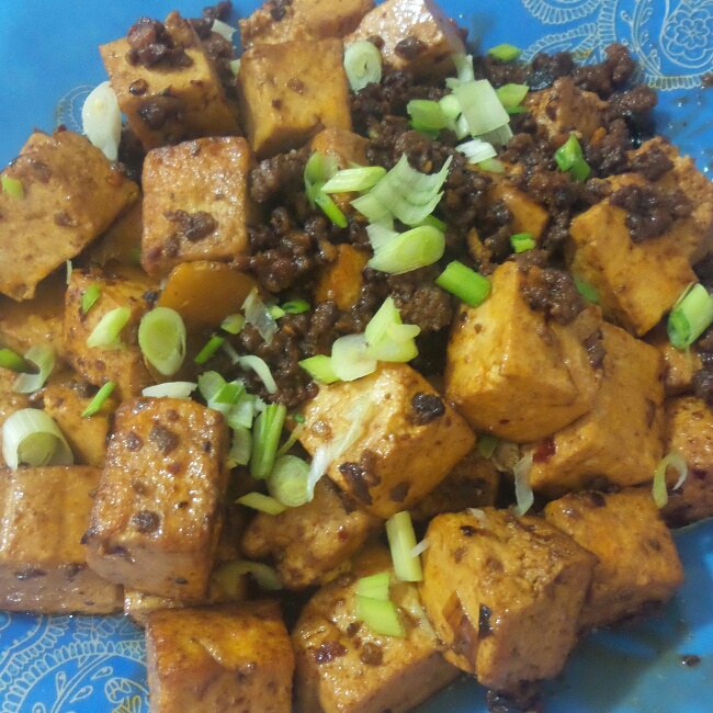 家常红烧肉末豆腐