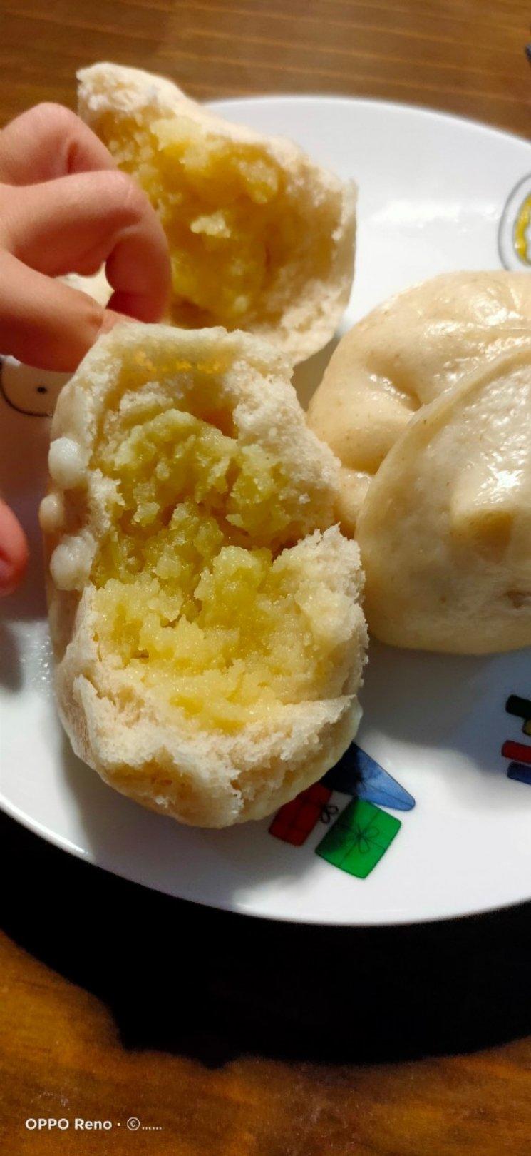 奶黄包（自制奶黄馅）