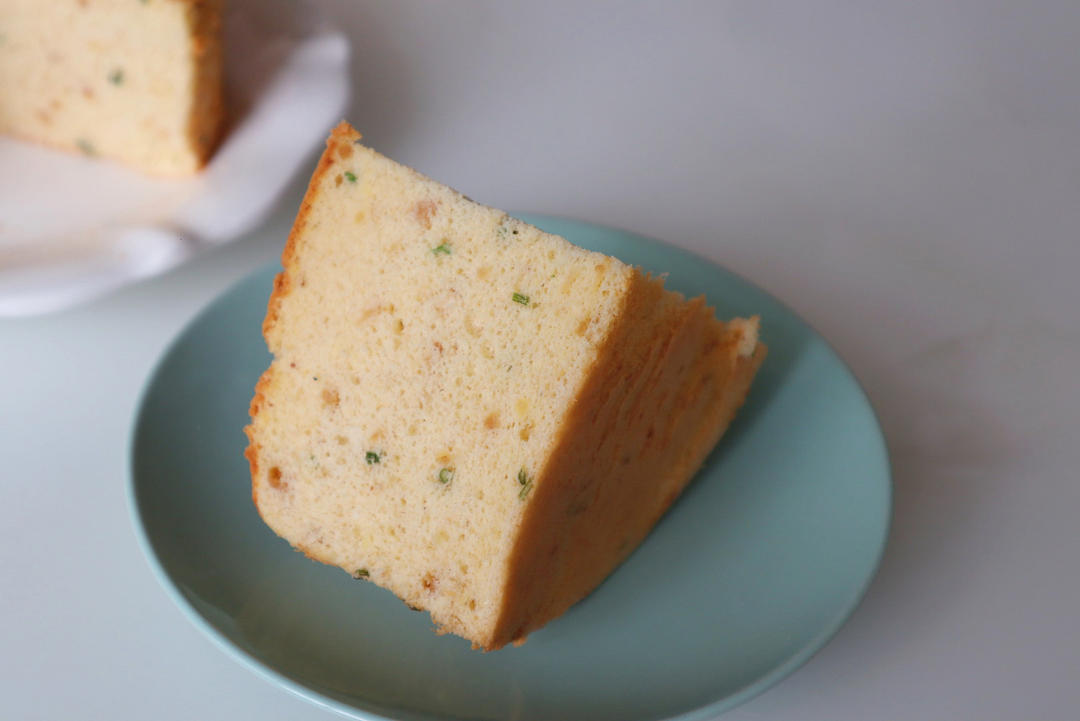 香葱肉松咸口戚风|松软可口，容易上瘾！