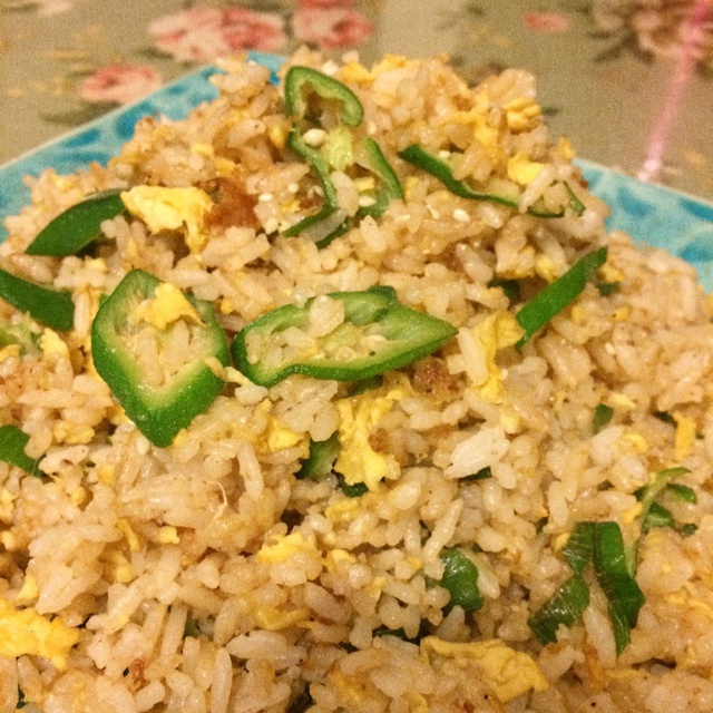 秋葵蛋炒饭