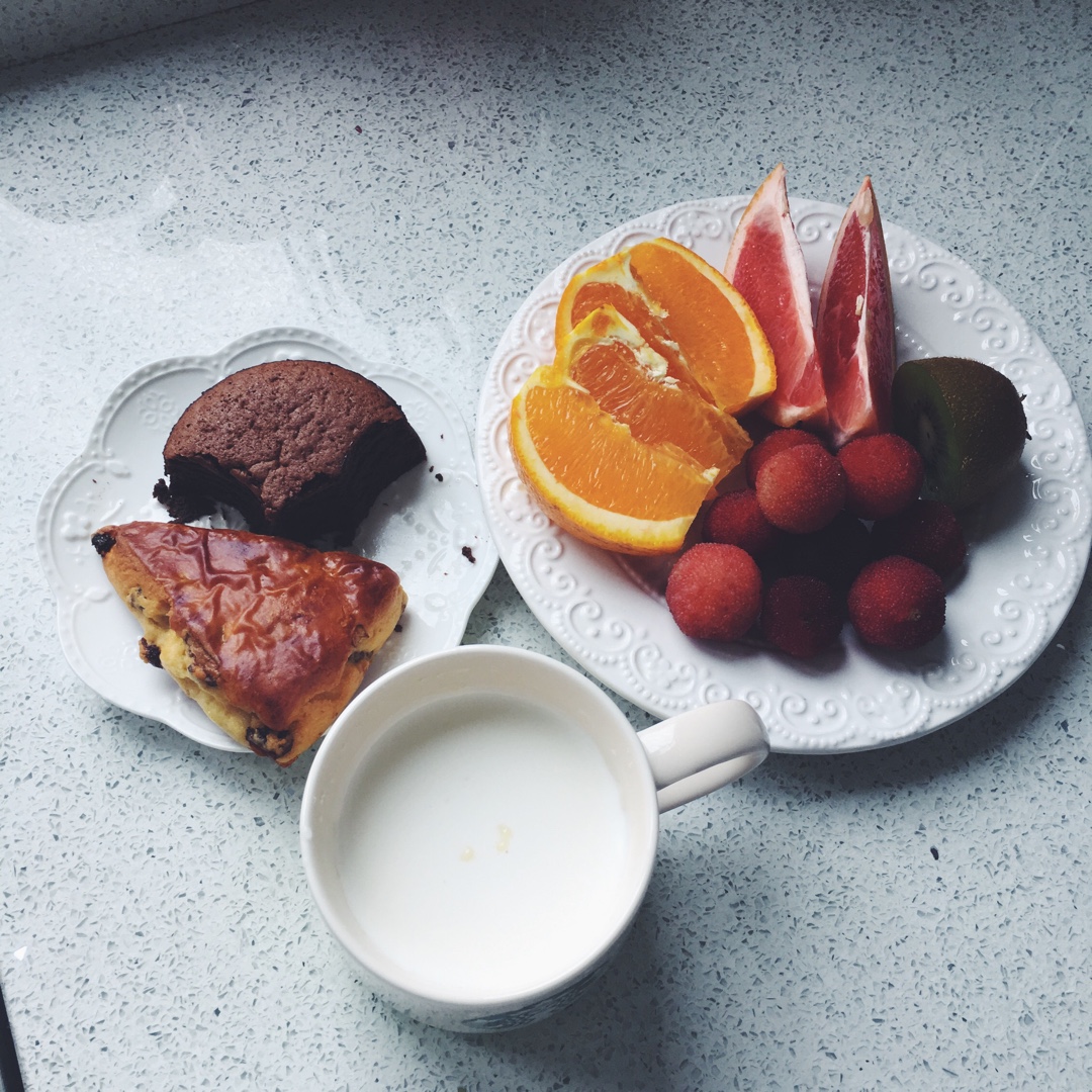 不急不躁吃早餐