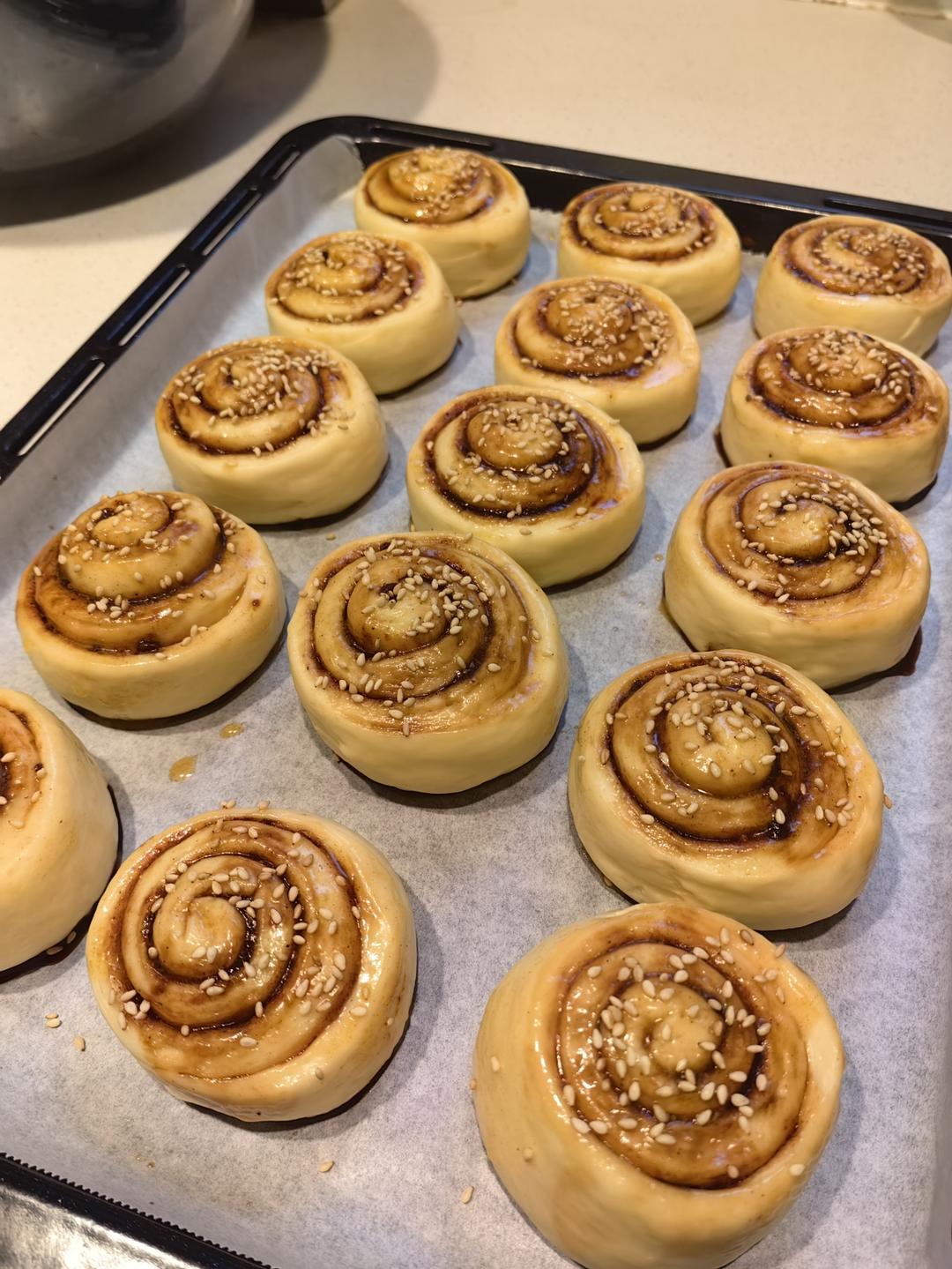 最正宗的美式肉桂卷（不用出膜）