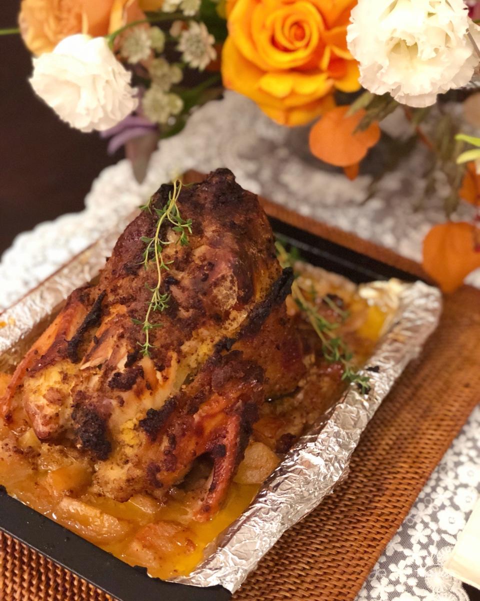 苹果肉桂烤鸡【山姆厨房】