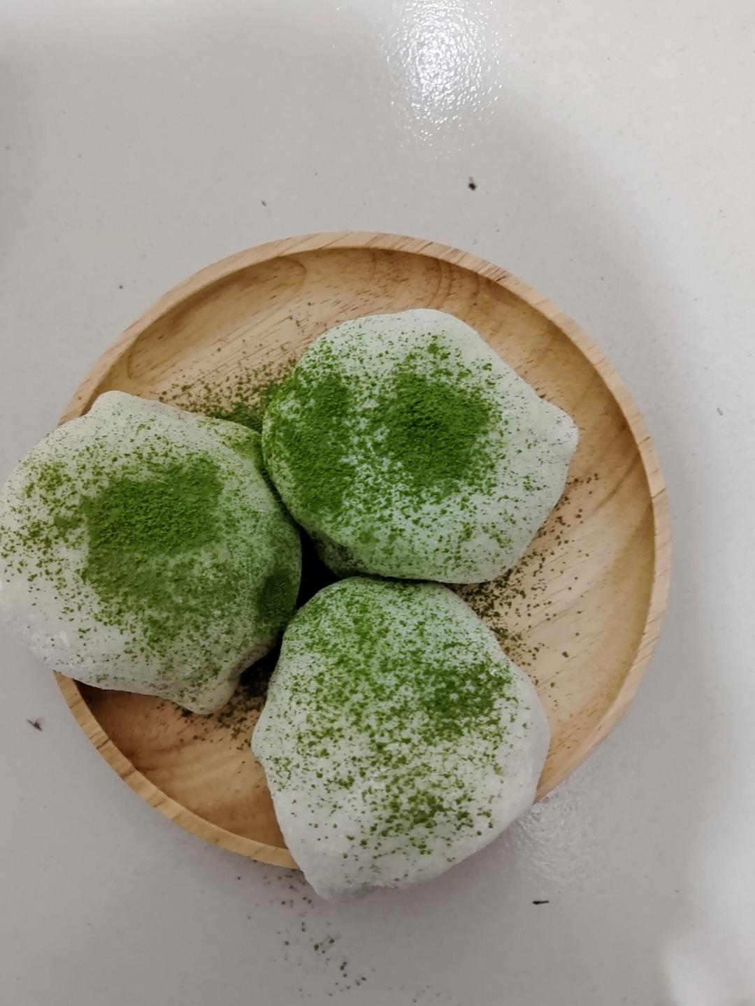 超好吃❗️抹茶红豆雪媚娘冰激凌