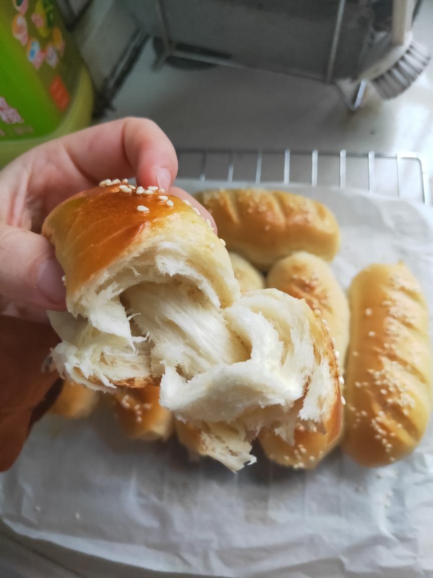 纯奶手撕吐司的做法 步骤1