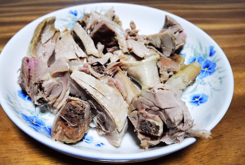 首次成功的盐水鸭腿