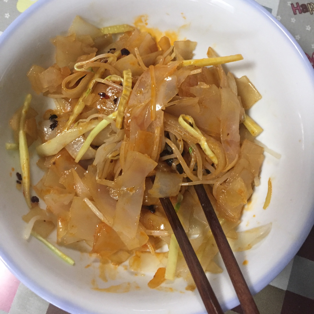 自制凉皮——肾衰病人的优质能量食物