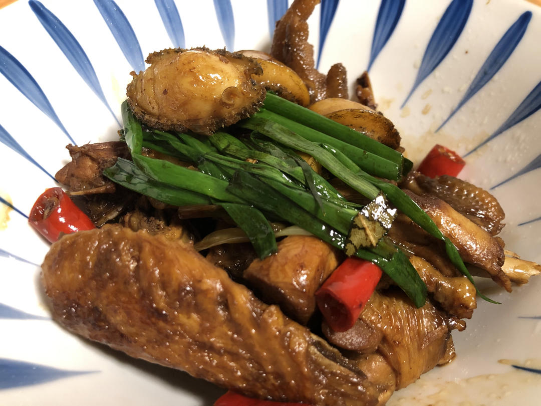 #鲍鱼焖鸡（咸鲜香的下饭神器）