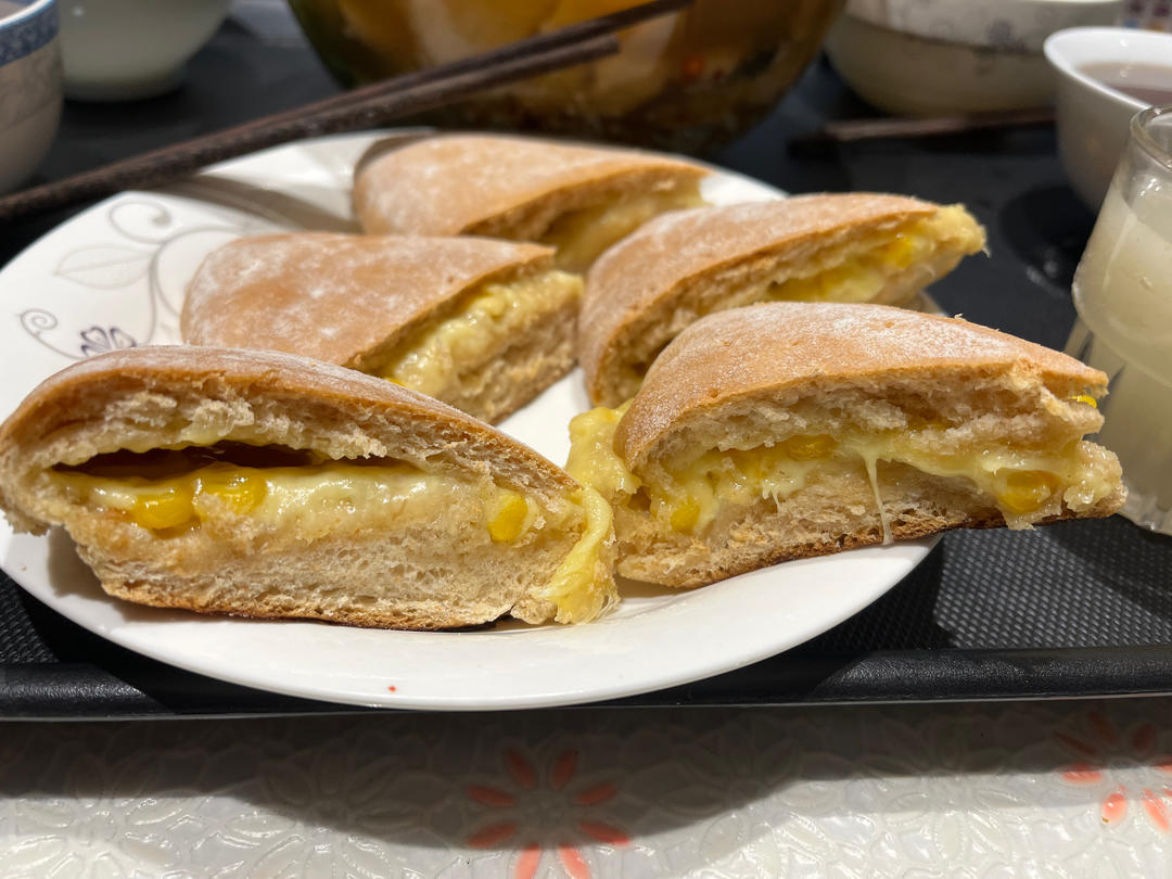 平底锅特色早餐【蒙古奶酪饼】！柔软爆浆会拉丝，超简单！