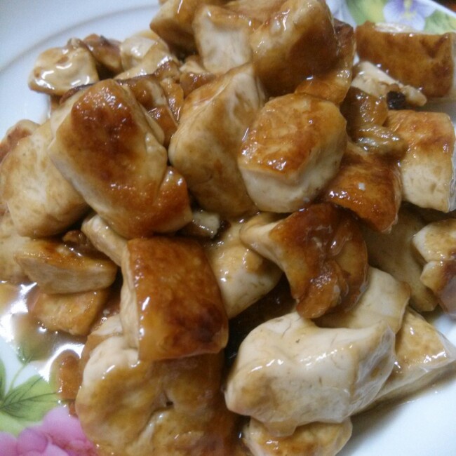 汁味糖醋豆腐丁