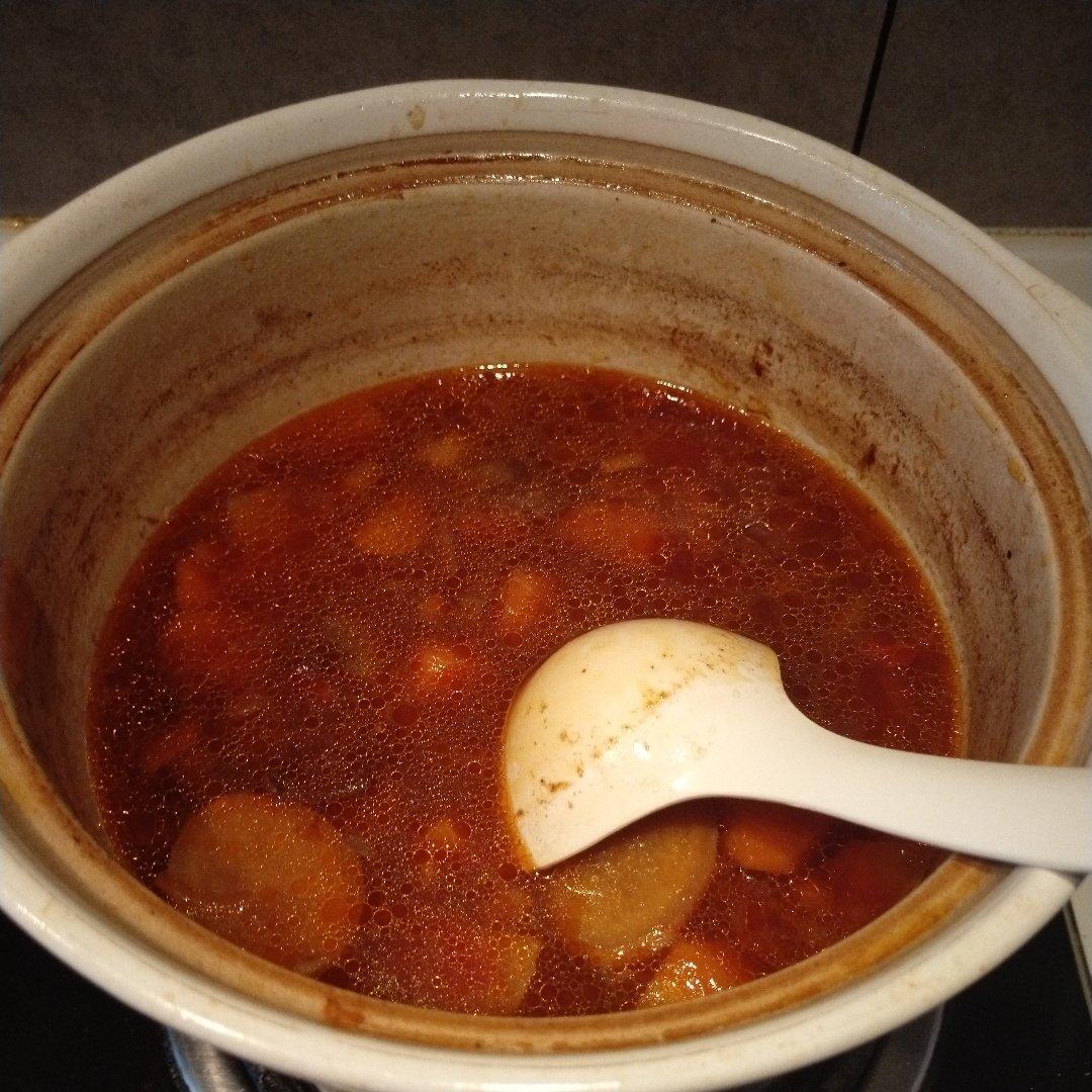 番茄土豆炖牛腩