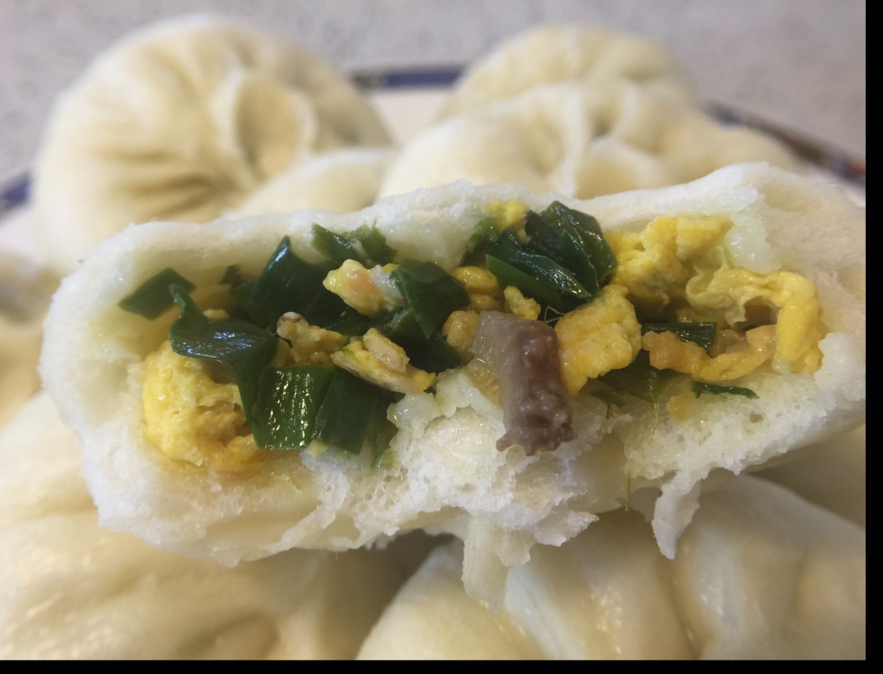 韭菜鸡蛋包子