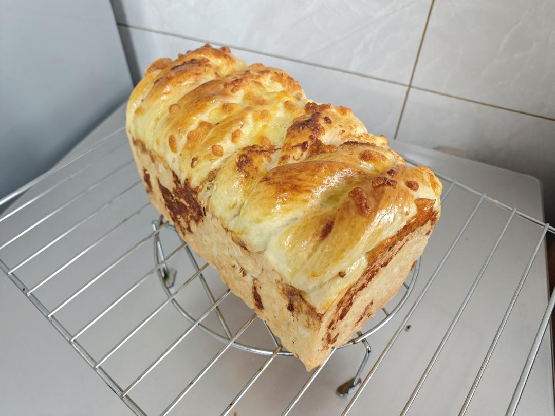 肉松香葱吐司（四种整形手法）