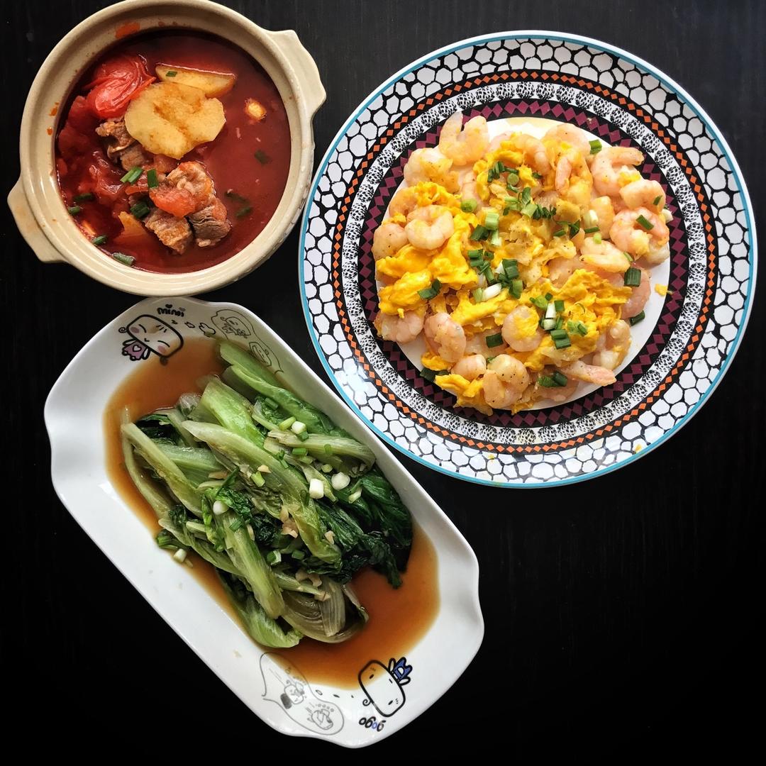 虾仁炒蛋