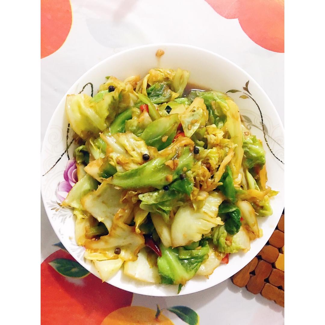 炝炒包心菜