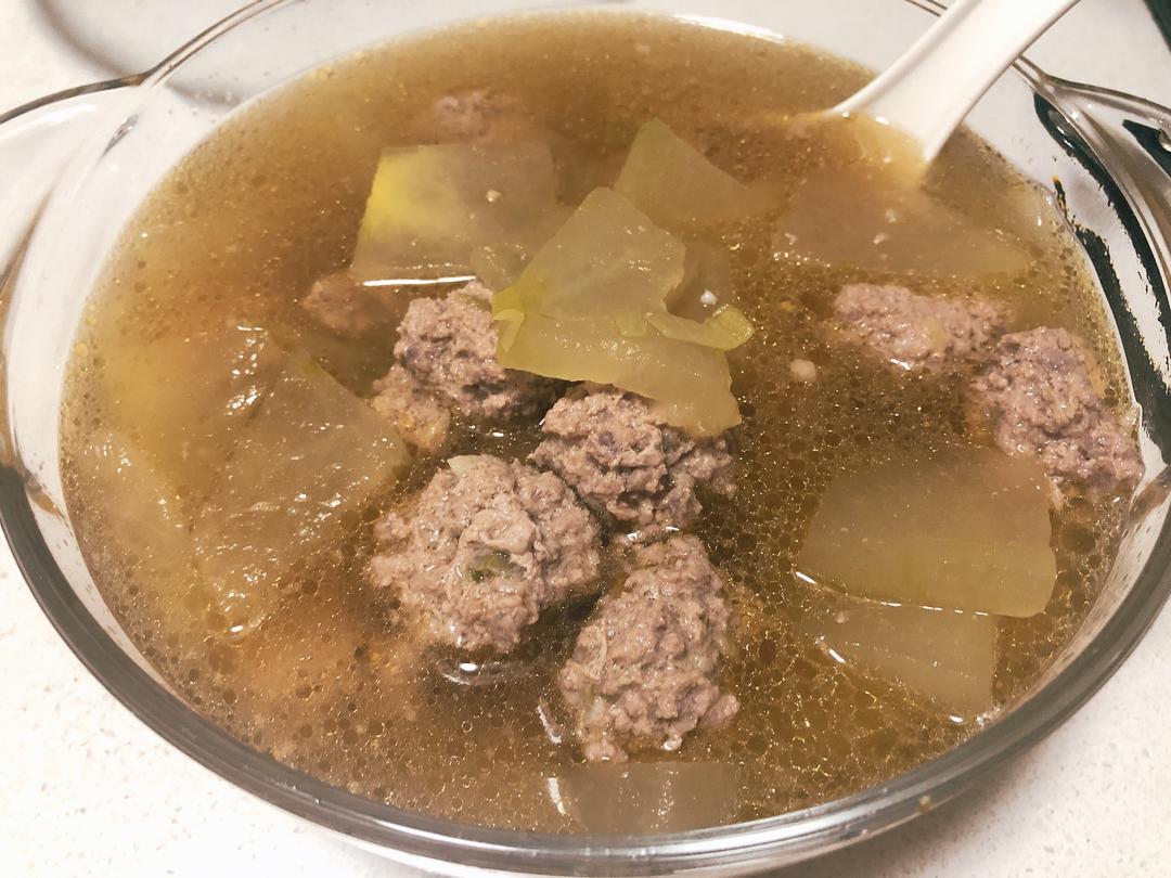 冬瓜牛肉丸汤