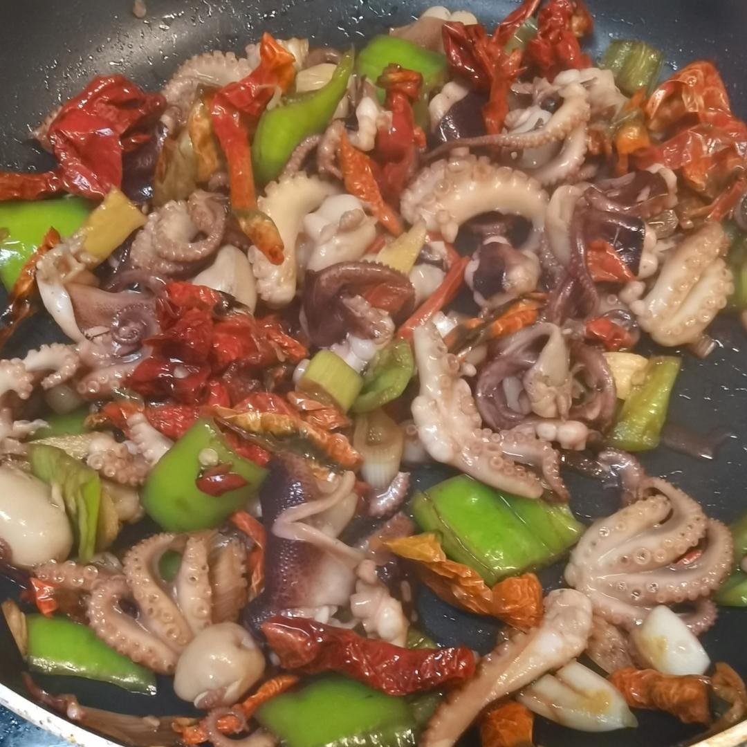 青椒墨鱼仔（小美版）